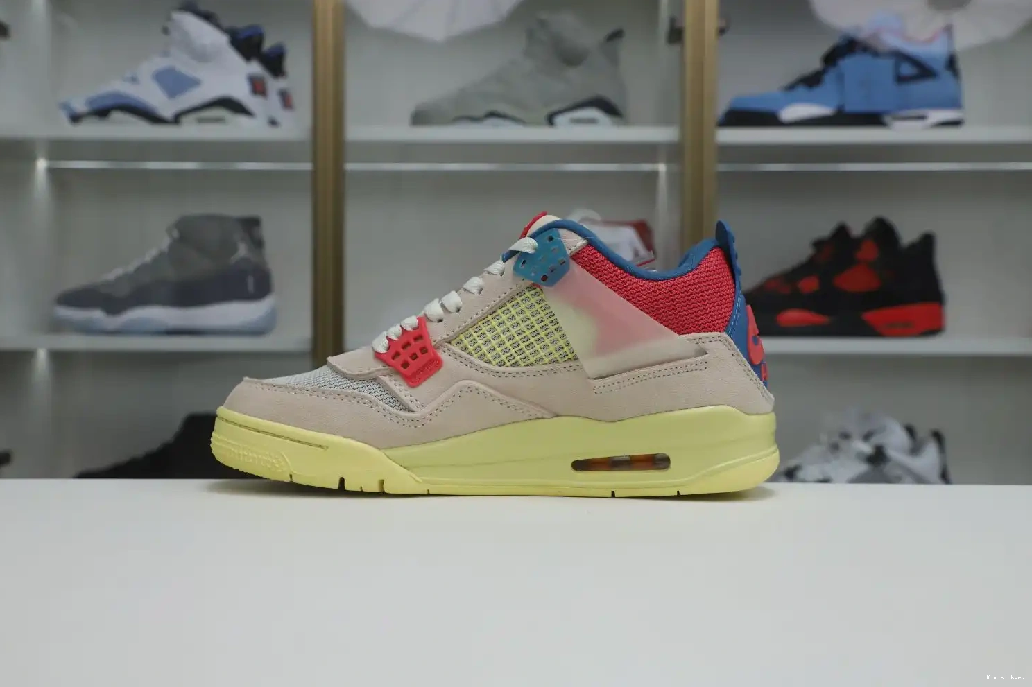 UNION ICE' 4 LA RETRO Kimikick X AIR JORDAN 'GUAVA 0325